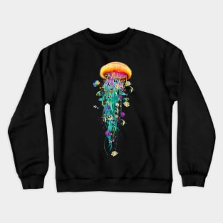 Electric Jellyfish Crewneck Sweatshirt